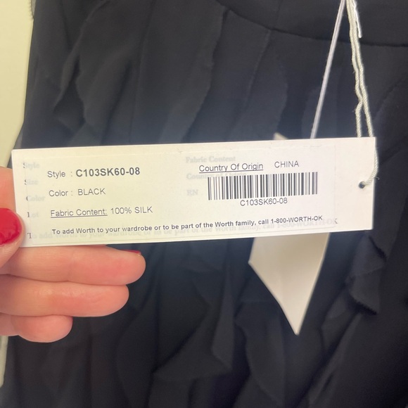 New w tags Worth silk skirt - Picture 2 of 6